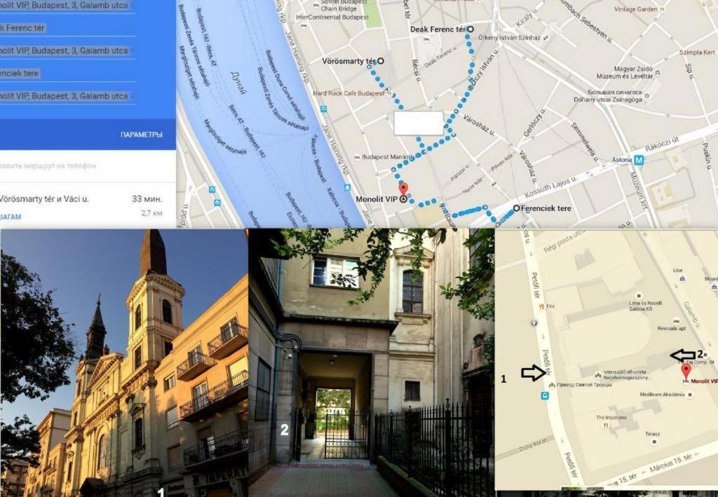 בודפשט Holiday Apartments & Rooms Next Danube Promenade מראה חיצוני תמונה